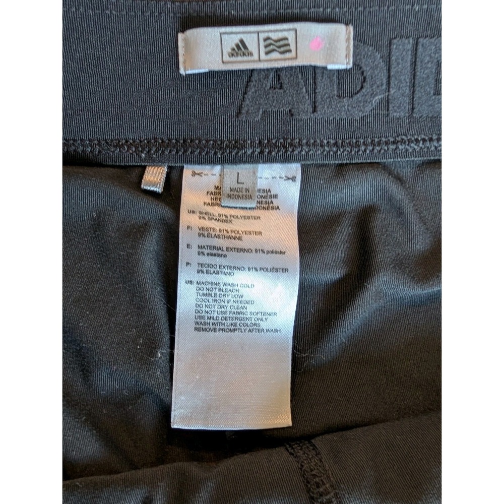 Adidas Women's Skort Golf/Sport Size Large Black Gray - Picture 5 of 6